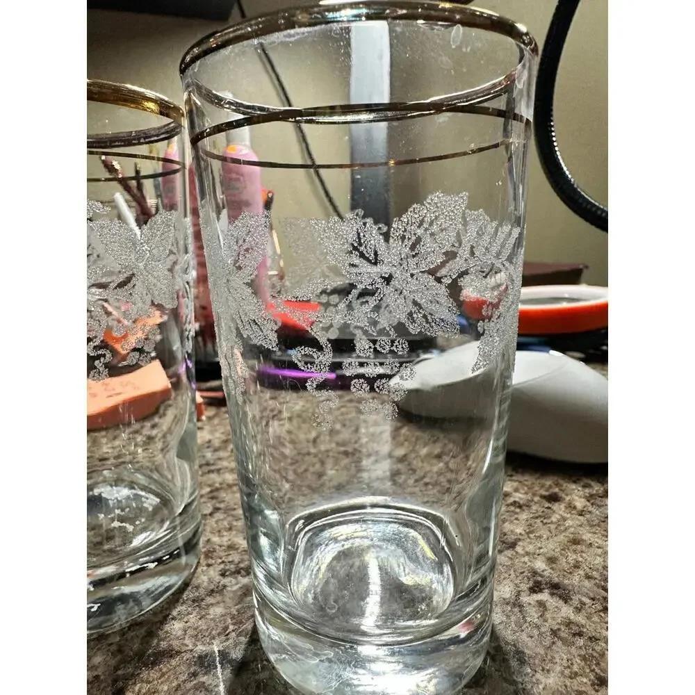Set of 4Juice Glasses Mid Ce